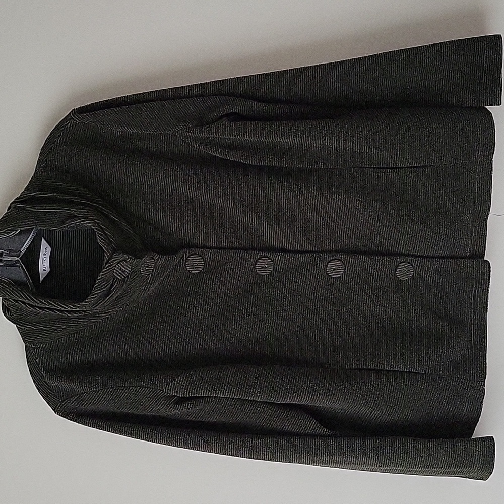 Northern Reflections Women's Green Button Up Sweater- Size XXL